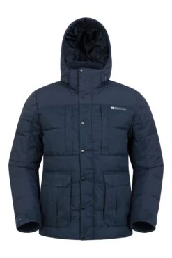 Mountain Warehouse Shock Mens Padded Jacket -Mountain Warehouse 050459 nav shock padded jacket men aw22 01