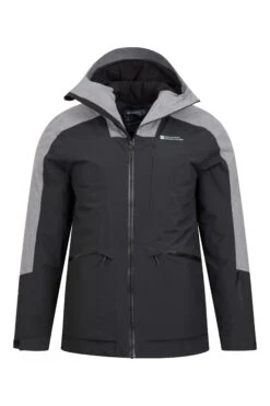 Mountain Warehouse Orion Mens Ski Jacket -Mountain Warehouse 050766 bla orion ski jacket men aw22 05