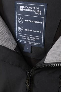 Mountain Warehouse Orion Mens Ski Jacket -Mountain Warehouse 050766 bla orion ski jacket men aw22 07