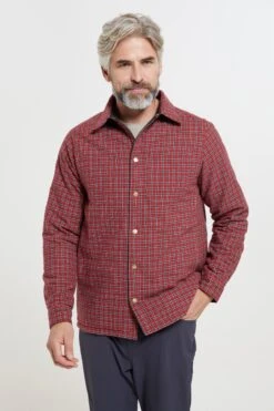 Mountain Warehouse Tyne Mens Reversible Flannel Shirt -Mountain Warehouse 050841 dre tyne reversable flannel shirt mens ecom gbg aw22 04