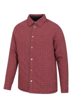 Mountain Warehouse Tyne Mens Reversible Flannel Shirt -Mountain Warehouse 050841 dre tyne reversible flannel shirt men aw22 04