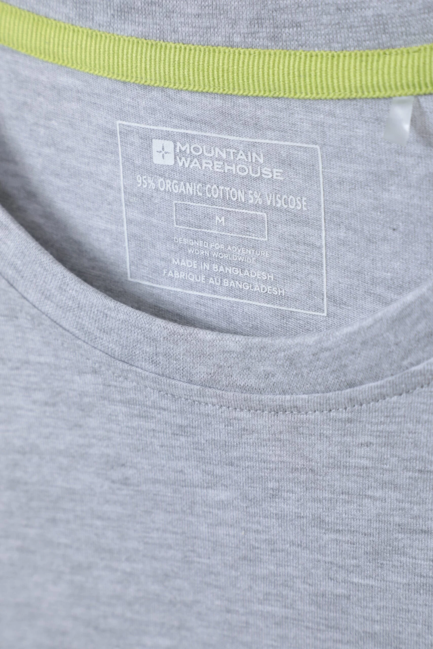 Mountain Warehouse Geo Mountain Mens Organic T-Shirt -Mountain Warehouse 050866 gre geo mountain ls printed organic tee men aw22 05 scaled