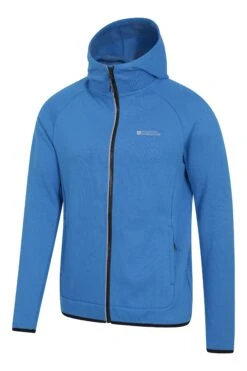 Mountain Warehouse Stadium Mens Active Hoodie -Mountain Warehouse 051792 blu stadium full zip hoodie men aw22 04