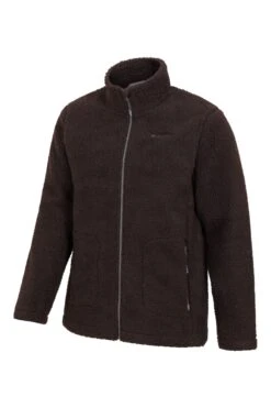 Mountain Warehouse Sherpa Mens Windproof Fleece Jacket 9 Mountain Warehouse Sherpa Mens Windproof Fleece Jacket -Mountain Warehouse 052268 bro wolfie fleece jacket men aw22 04