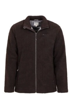 Mountain Warehouse Sherpa Mens Windproof Fleece Jacket 10 Mountain Warehouse Sherpa Mens Windproof Fleece Jacket -Mountain Warehouse 052268 bro wolfie fleece jacket men aw22 05