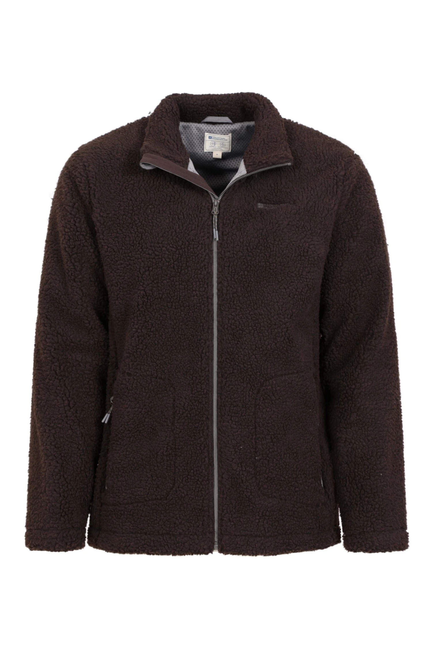 Sherpa Mens Windproof Fleece Jacket Mountain Warehouse Sherpa Mens Windproof Fleece Jacket -Mountain Warehouse 052268 bro wolfie fleece jacket men aw22 05 scaled