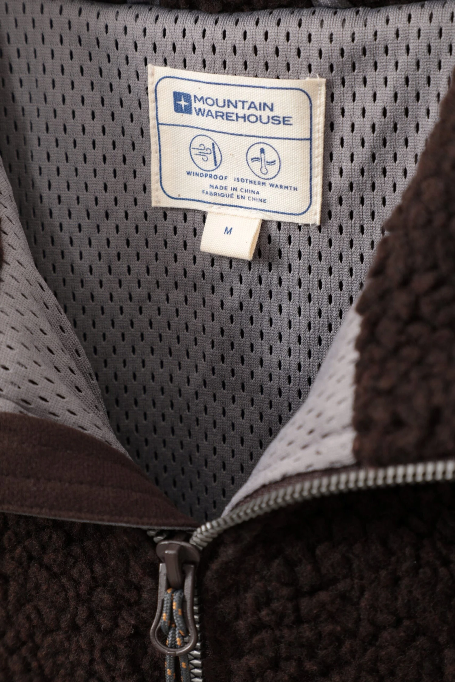 Sherpa Mens Windproof Fleece Jacket Mountain Warehouse Sherpa Mens Windproof Fleece Jacket -Mountain Warehouse 052268 bro wolfie fleece jacket men aw22 06 scaled