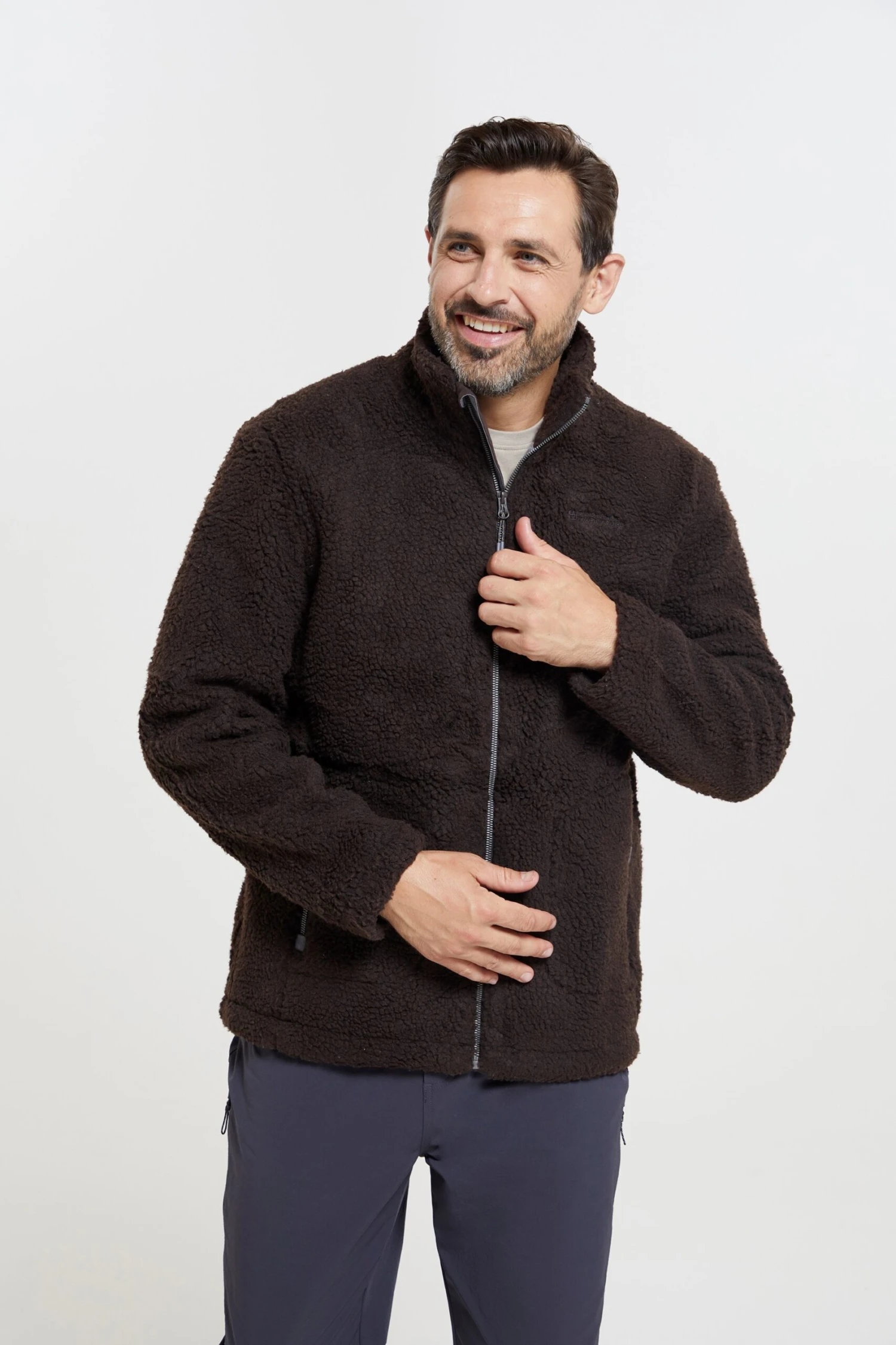 Sherpa Mens Windproof Fleece Jacket Mountain Warehouse Sherpa Mens Windproof Fleece Jacket -Mountain Warehouse 052268 bro wolfie fleece jacket mens ecom gbg aw22 01 scaled