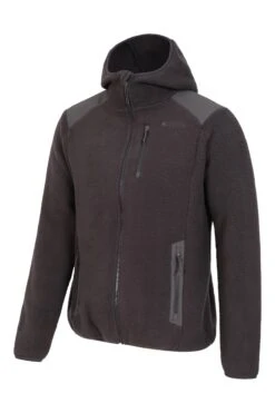 Mountain Warehouse Walkman Mens Fleece Jacket -Mountain Warehouse 052269 dgr walkman fleece jacket men aw22 04