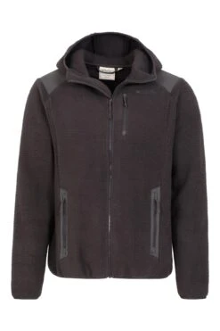 Mountain Warehouse Walkman Mens Fleece Jacket -Mountain Warehouse 052269 dgr walkman fleece jacket men aw22 05