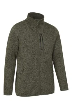 Front Page -Mountain Warehouse 052270 grn redmund fleece jacket men aw22 02