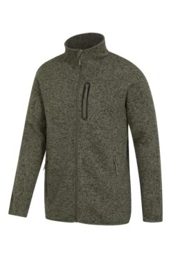 Mountain Warehouse Redmund Mens Fleece Jacket 4 Mountain Warehouse Redmund Mens Fleece Jacket -Mountain Warehouse 052270 grn redmund fleece jacket men aw22 03