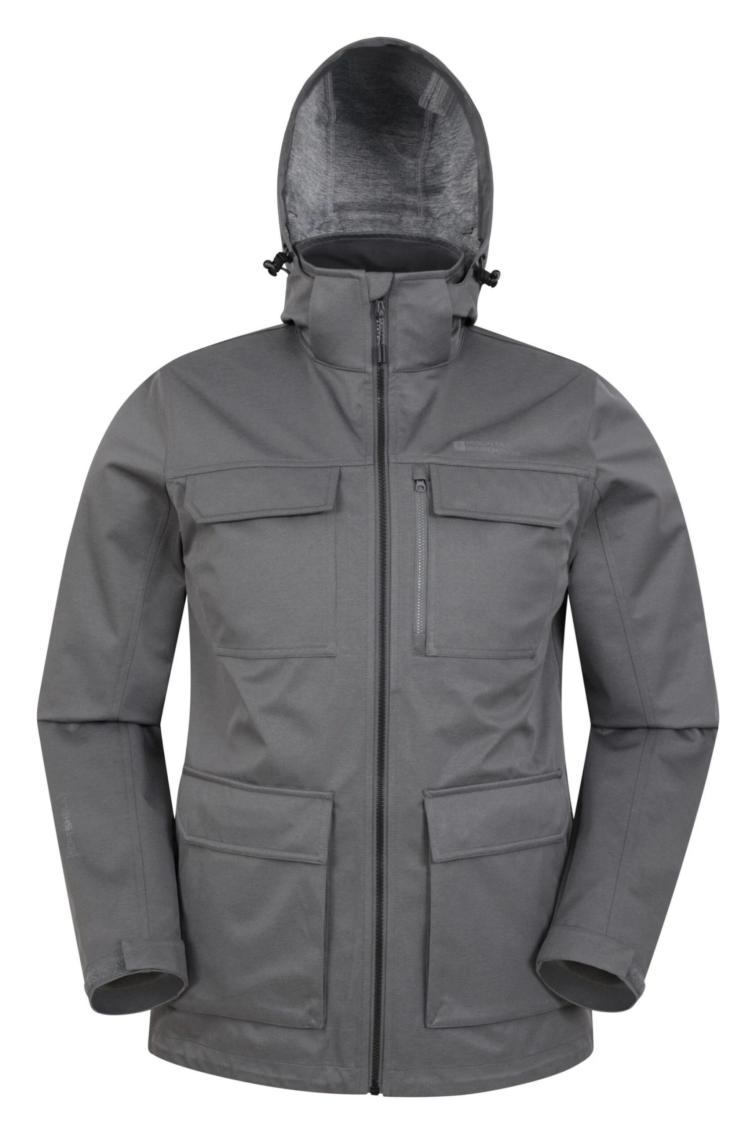 Stellar Mens Windproof Softshell Jacket Mountain Warehouse Stellar Mens Windproof Softshell Jacket -Mountain Warehouse 052276 gre stellar windproof softshell men aw22 01 scaled