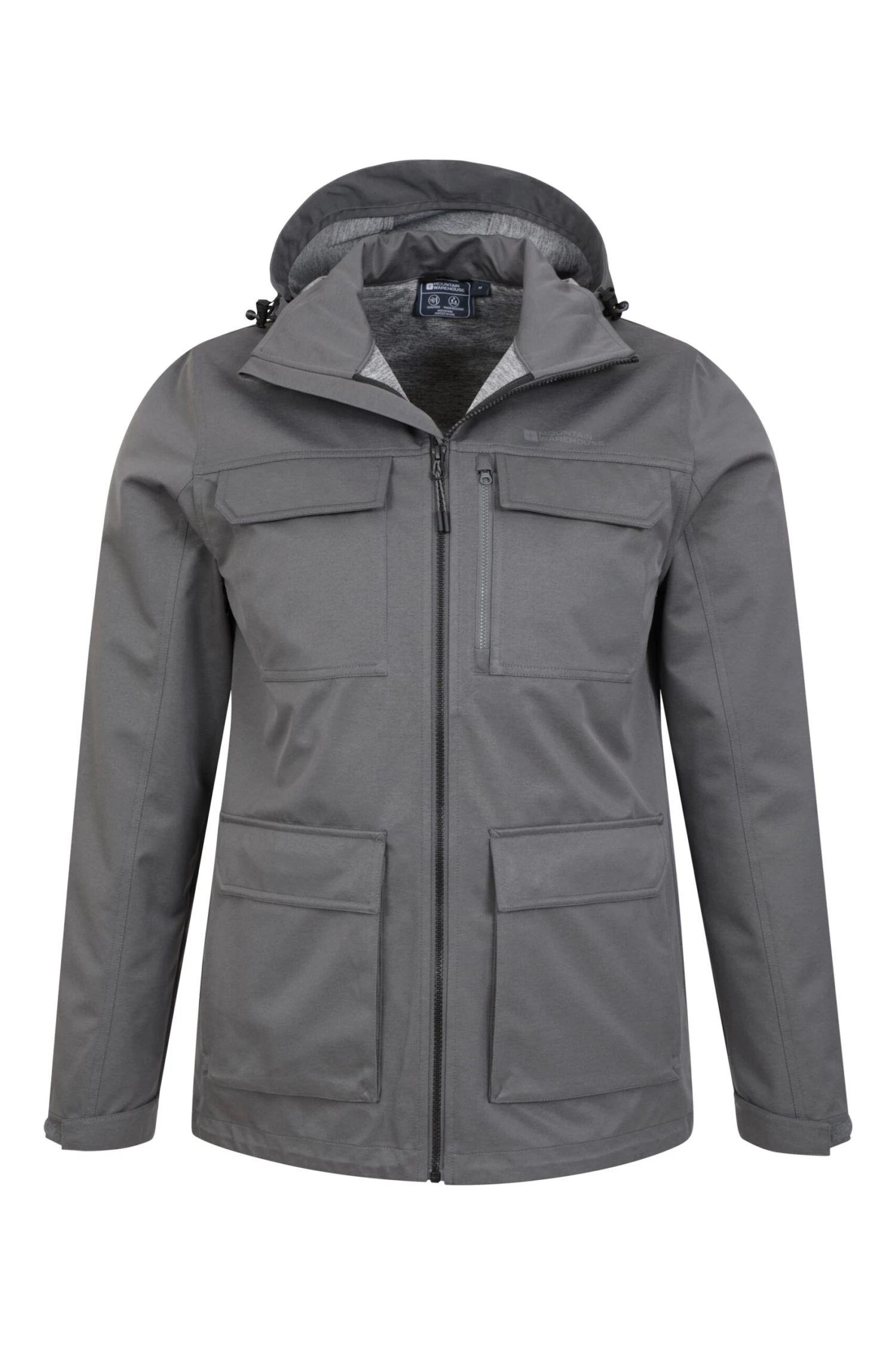 Stellar Mens Windproof Softshell Jacket Mountain Warehouse Stellar Mens Windproof Softshell Jacket -Mountain Warehouse 052276 gre stellar windproof softshell men aw22 05 scaled