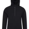 Mountain Warehouse Merino Kids Pullover Hoodie -Mountain Warehouse 052883 bla merino kids pullover hoodie kid aw22 01