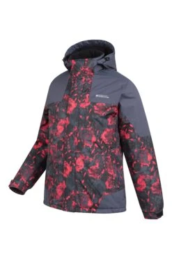 Mountain Warehouse Shadow II Mens Printed Ski Jacket -Mountain Warehouse 053090 dgr shadow ii printed ski jacket men aw22 04