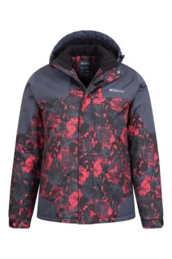 Mountain Warehouse Shadow II Mens Printed Ski Jacket -Mountain Warehouse 053090 dgr shadow ii printed ski jacket men aw22 05