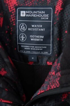 Mountain Warehouse Shadow II Mens Printed Ski Jacket -Mountain Warehouse 053090 dgr shadow ii printed ski jacket men aw22 07