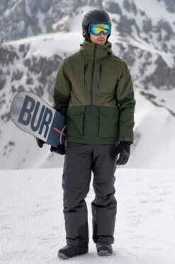 Mountain Warehouse Interstellar II Mens Ski Jacket -Mountain Warehouse 053096 kha interstellar ii ski jacket men ecom lifestyle aw22 01