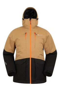 Mountain Warehouse Interstellar II Mens Ski Jacket -Mountain Warehouse 053096 tan interstellar ii ski jacket mens aw22 01