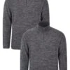 Mountain Warehouse Snowdon Mens Fleece 2-Pack -Mountain Warehouse 053286 bla snowdon fleece multipack ii men aw22 01