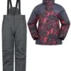 Mountain Warehouse Mens Printed Ski Jacket And Pants Set -Mountain Warehouse 053327 dgr promo printed jacket and pant ski set ii men aw22 01