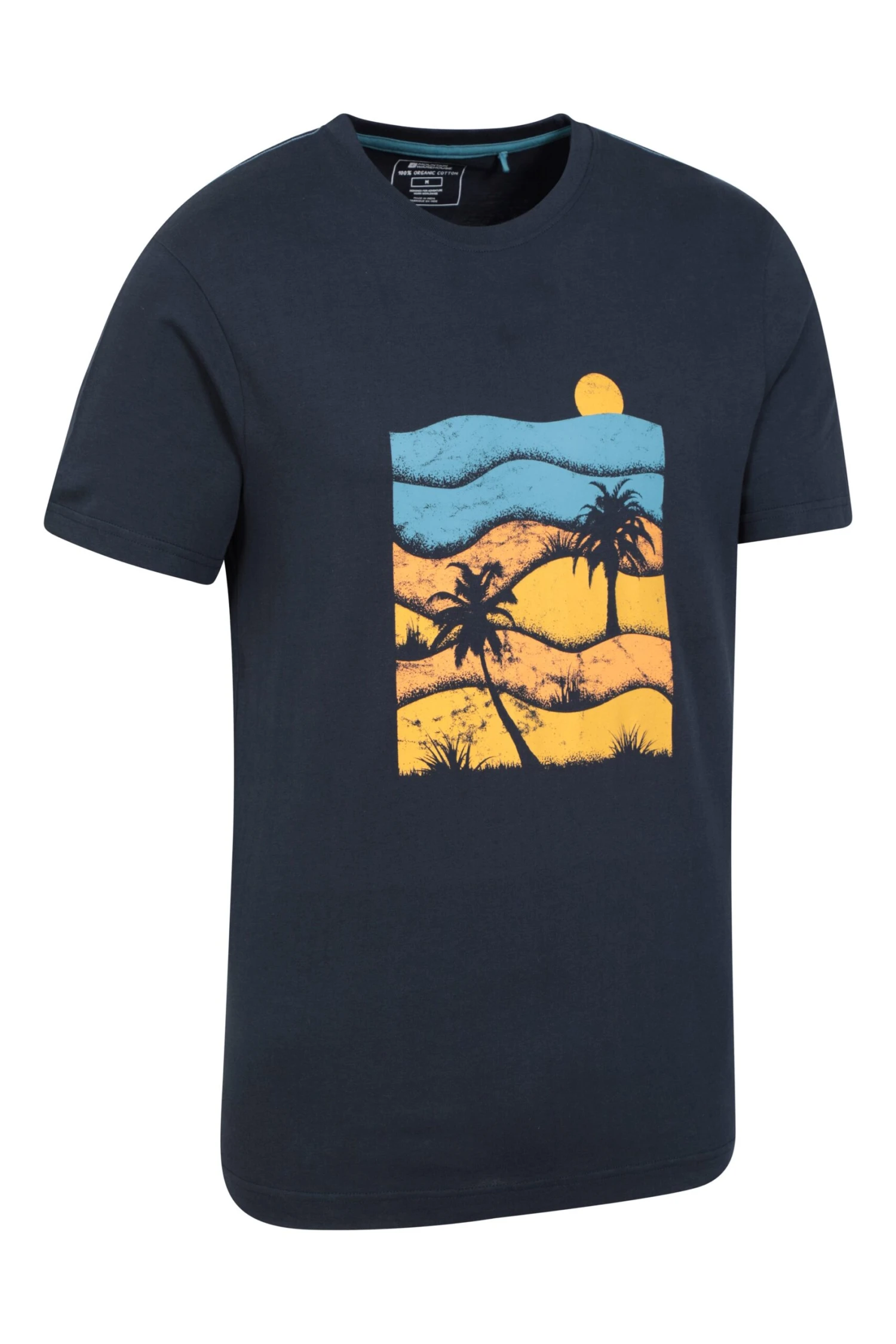 Palm Beach Mens Organic T-Shirt Mountain Warehouse Palm Beach Mens Organic T-Shirt -Mountain Warehouse 053940 nav palm beach organic ss t shirt men ss23 02 scaled