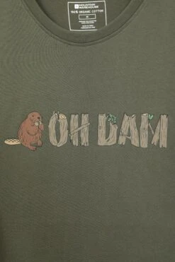 Mountain Warehouse Oh Dam Mens Organic T-Shirt 9 Mountain Warehouse Oh Dam Mens Organic T-Shirt -Mountain Warehouse 053945 dka oh dam organic ss t shirt men ss23 04