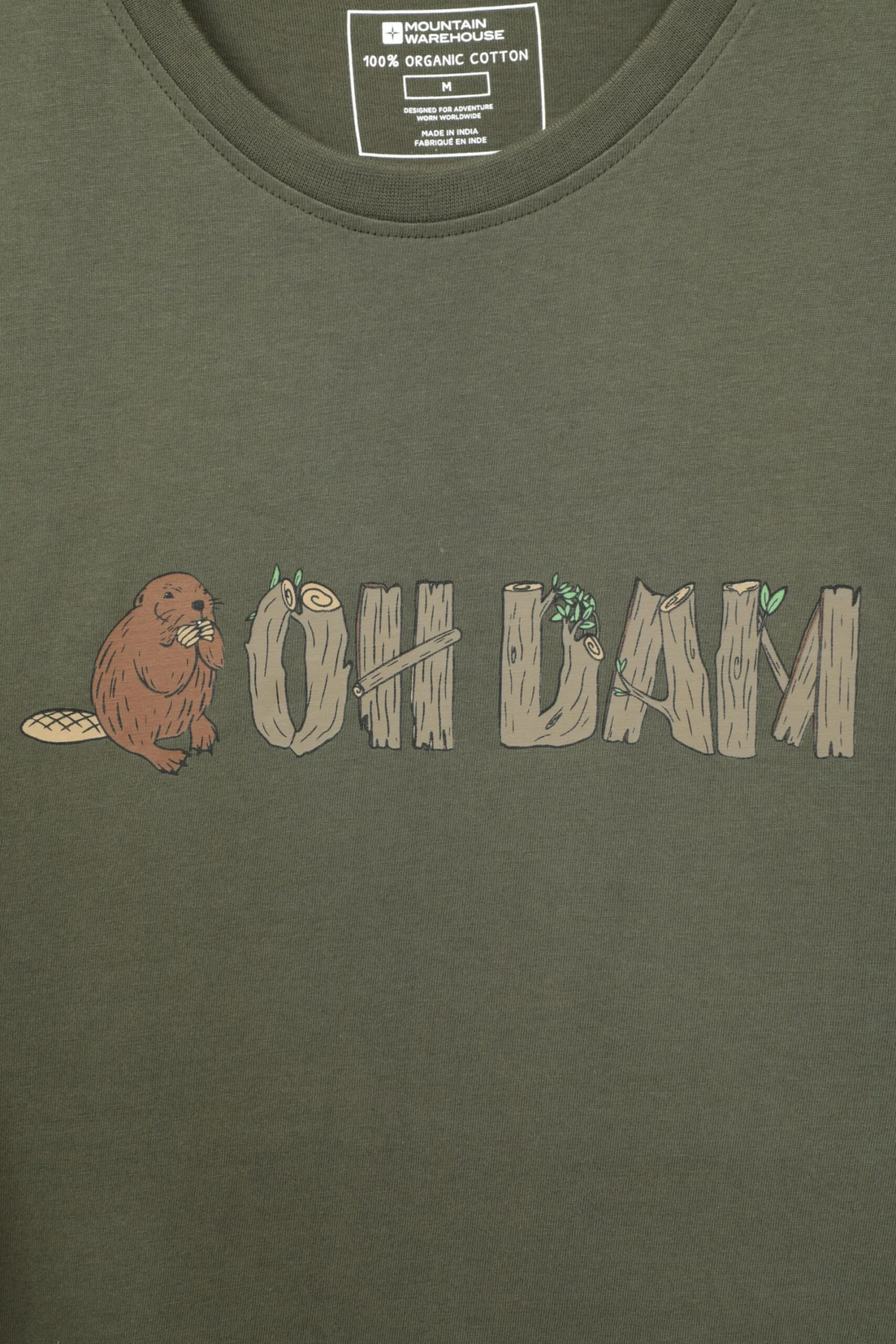 Oh Dam Mens Organic T-Shirt Mountain Warehouse Oh Dam Mens Organic T-Shirt -Mountain Warehouse 053945 dka oh dam organic ss t shirt men ss23 04 scaled