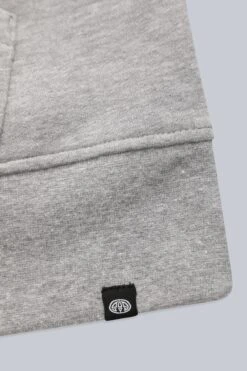 Animal Asta Mens Organic Arm-Logo Hoodie -Mountain Warehouse 054395 gre animal asta mens organic arm logo hoodie anl ss23 08