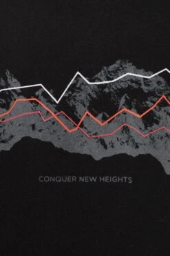 Mountain Warehouse Mountain Tech Mens Graphic Hoodie -Mountain Warehouse 054431 bla mountain tech graphic hoodies men aw22 05