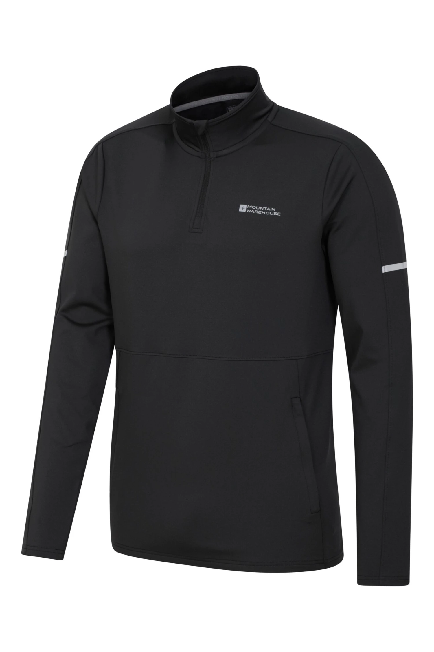054588 CORE HALF ZIP MIDLAYER Mountain Warehouse 054588 CORE HALF ZIP MIDLAYER -Mountain Warehouse 054588 bla core half zip recycled midlayer men ss23 03 scaled
