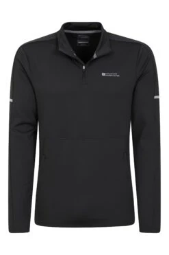 Mountain Warehouse 054588 CORE HALF ZIP MIDLAYER 9 Mountain Warehouse 054588 CORE HALF ZIP MIDLAYER -Mountain Warehouse 054588 bla core half zip recycled midlayer men ss23 04