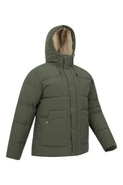 Mountain Warehouse 055181 MANTA BORG LINED PADDED JACKET -Mountain Warehouse 055181 kha manta borg lined padded jacket aw24 02