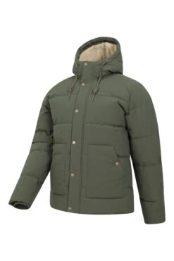 Mountain Warehouse 055181 MANTA BORG LINED PADDED JACKET -Mountain Warehouse 055181 kha manta borg lined padded jacket aw24 04
