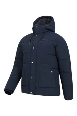 Mountain Warehouse 055181 MANTA BORG LINED PADDED JACKET -Mountain Warehouse 055181 nav manta borg lined padded jacket men aw23 04