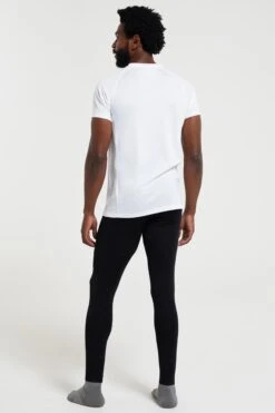 Mountain Warehouse 055189 EXTREME SUMMIT MERINO V NECK SS THERMAL T-SHIRT 9 Mountain Warehouse 055189 EXTREME SUMMIT MERINO V NECK SS THERMAL T-SHIRT -Mountain Warehouse 055189 whi summit merino v neck ss thermal t shirt men ecom gbg aw23 03