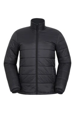 Mountain Warehouse 055211 ESSENTIALS LIGHTWEIGHT PADDED JACKET -Mountain Warehouse 055211 bla essentials lightweight padded jacket men aw23 01