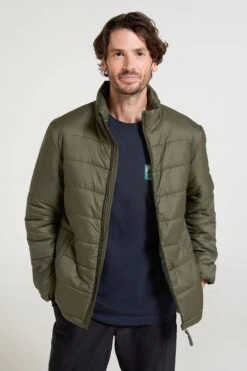 Mountain Warehouse 055211 ESSENTIALS LIGHTWEIGHT PADDED JACKET -Mountain Warehouse 055211 kha essentials lightweight padded jacket ecom gbg aw24 01