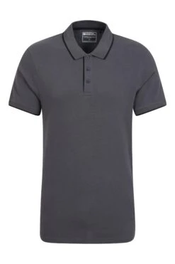 Mountain Warehouse Lakeside II Mens Polo Shirt 9 Mountain Warehouse Lakeside II Mens Polo Shirt -Mountain Warehouse 055286 gre lakeside pop polo ii men ss23 01