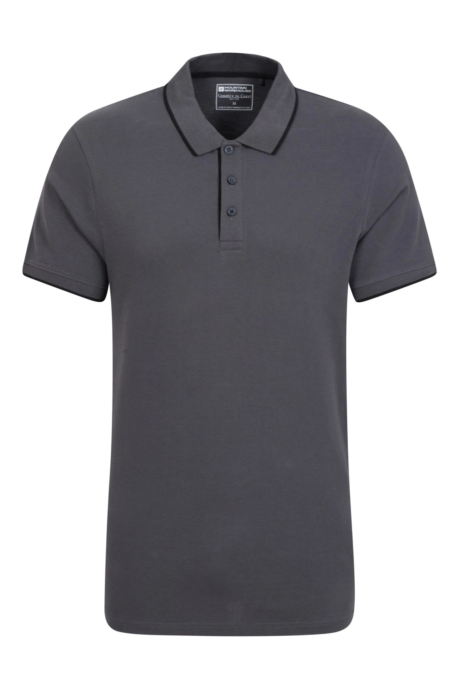 Lakeside II Mens Polo Shirt Mountain Warehouse Lakeside II Mens Polo Shirt -Mountain Warehouse 055286 gre lakeside pop polo ii men ss23 01 scaled