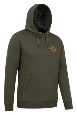 Mountain Warehouse 055953 3 PEAKS MOUNTAIN GRAPHIC HOODIE -Mountain Warehouse 055953 kha 3 peaks mountain graphic hoodie men aw23 02