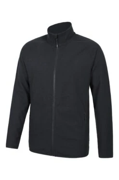 Mountain Warehouse 056191 MILLBURN GRID FLEECE -Mountain Warehouse 056191 bla millburn grid fleece men ss25 04