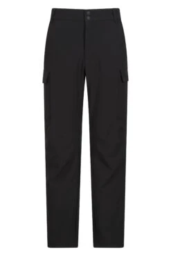 Mountain Warehouse 056298 BEACON FLEECE LINED SOFTSHELL TROUSER -Mountain Warehouse 056298 bla beacon fleece lined softshell trouser men aw24 01