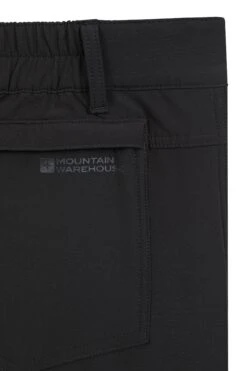 Mountain Warehouse 056298 BEACON FLEECE LINED SOFTSHELL TROUSER -Mountain Warehouse 056298 bla beacon fleece lined softshell trouser men aw24 06