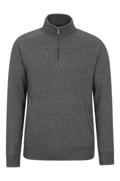 Mountain Warehouse 056472 BAMBURGH HALF ZIP FUNNEL TOP -Mountain Warehouse 056472 cha bamburgh half zip funnel top men aw24 01