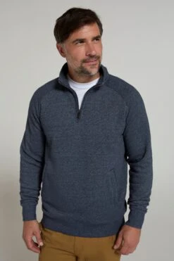 Mountain Warehouse 056472 BAMBURGH HALF ZIP FUNNEL TOP -Mountain Warehouse 056472 nav bamburgh half zip funnel top ecom gbg aw24 02