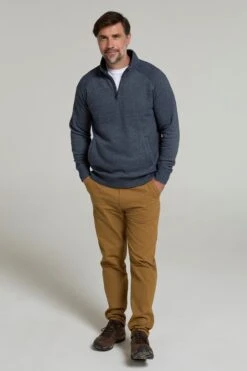 Mountain Warehouse 056472 BAMBURGH HALF ZIP FUNNEL TOP -Mountain Warehouse 056472 nav bamburgh half zip funnel top ecom gbg aw24 04