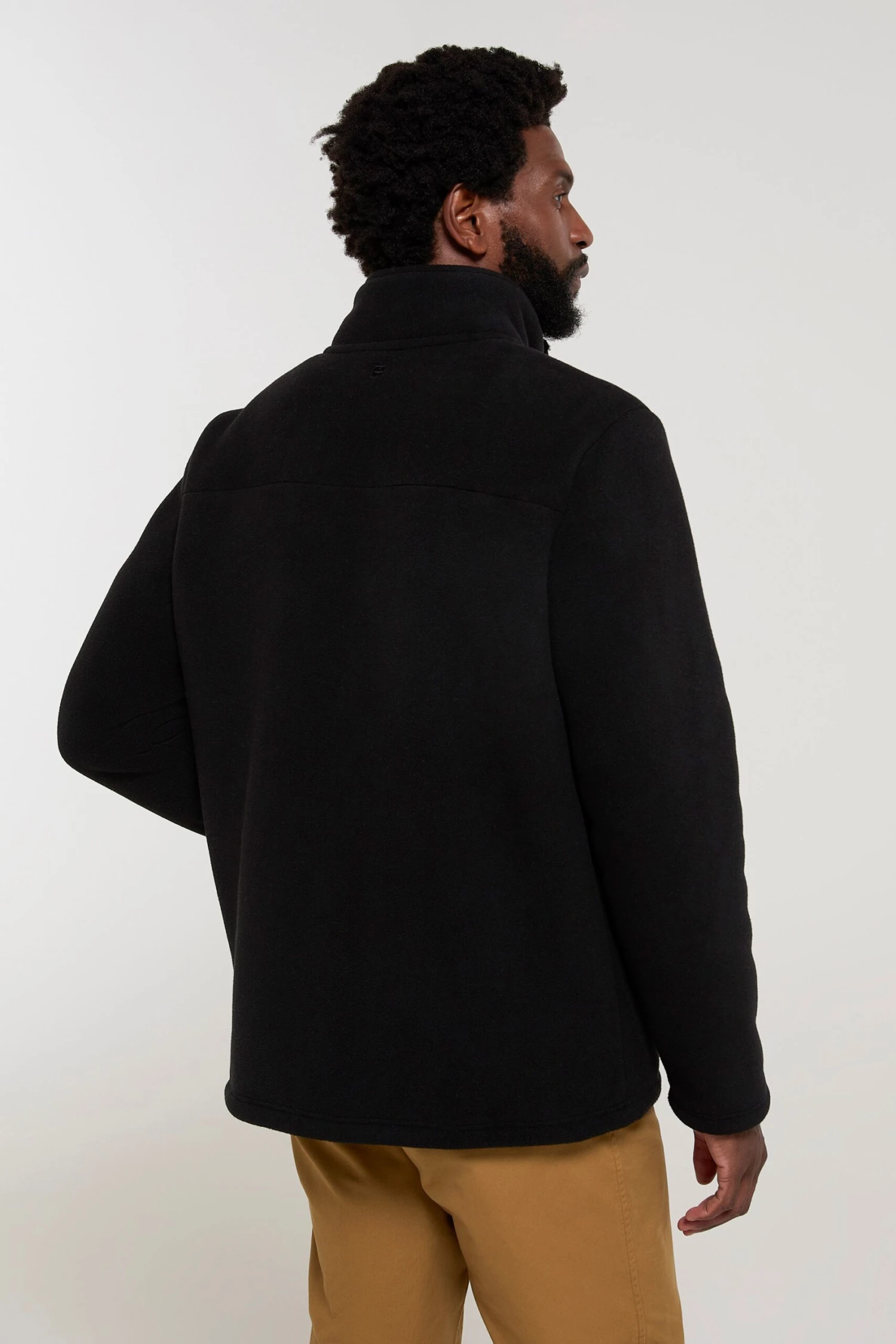 Mountain Warehouse 056533 HIGHLAND FULL ZIP FLEECE -Mountain Warehouse 056533 bla highland recycled full zip fleece ecom gbg aw24 04 scaled