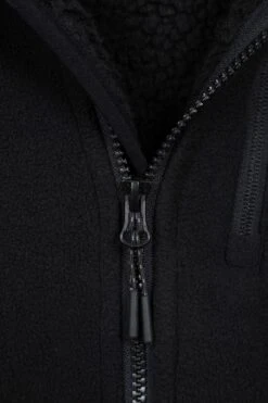 Mountain Warehouse 056533 HIGHLAND FULL ZIP FLEECE -Mountain Warehouse 056533 bla highland recycled full zip fleece men aw24 05